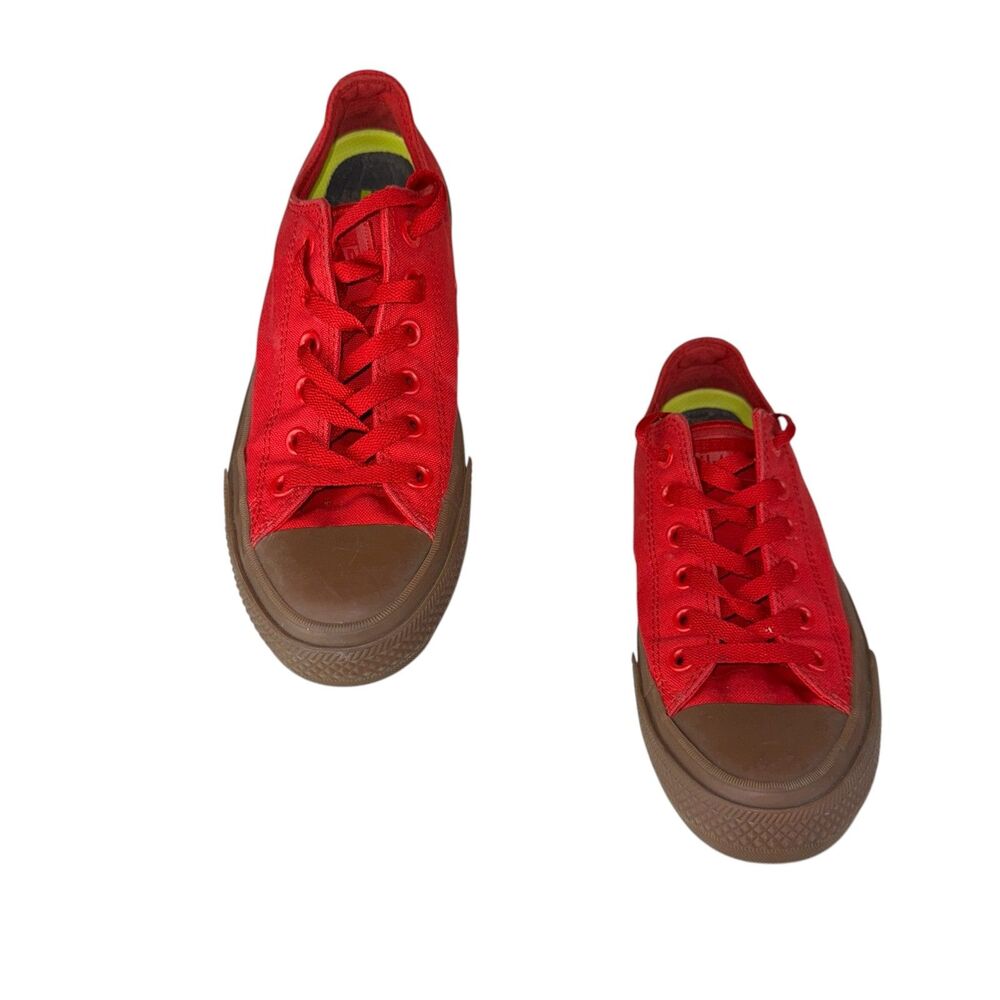 Converse All Star Lunarlon mens red gum sole sneakers‎ size 7